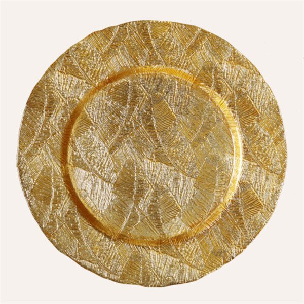 Wholesale Glass Charger Plate PZ-028